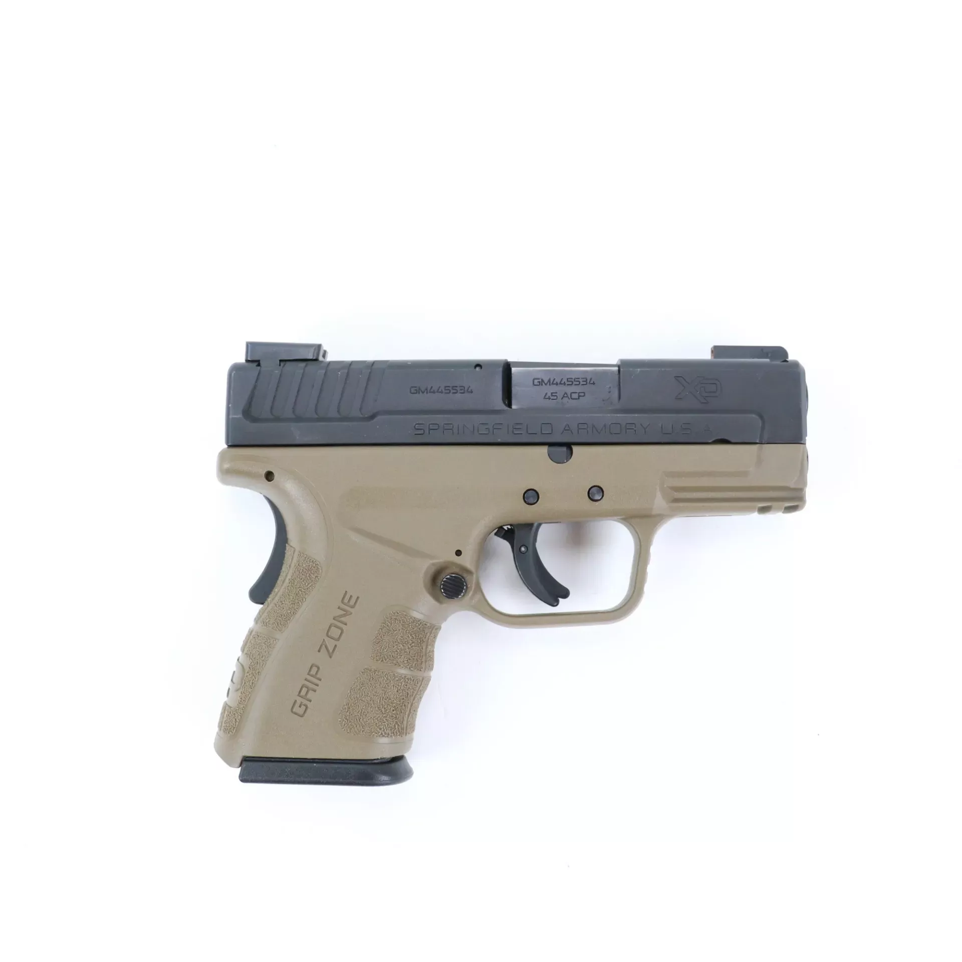 USED - Springfield XD-45SC MOD2 45ACP Semi Auto Pistol GTO381945