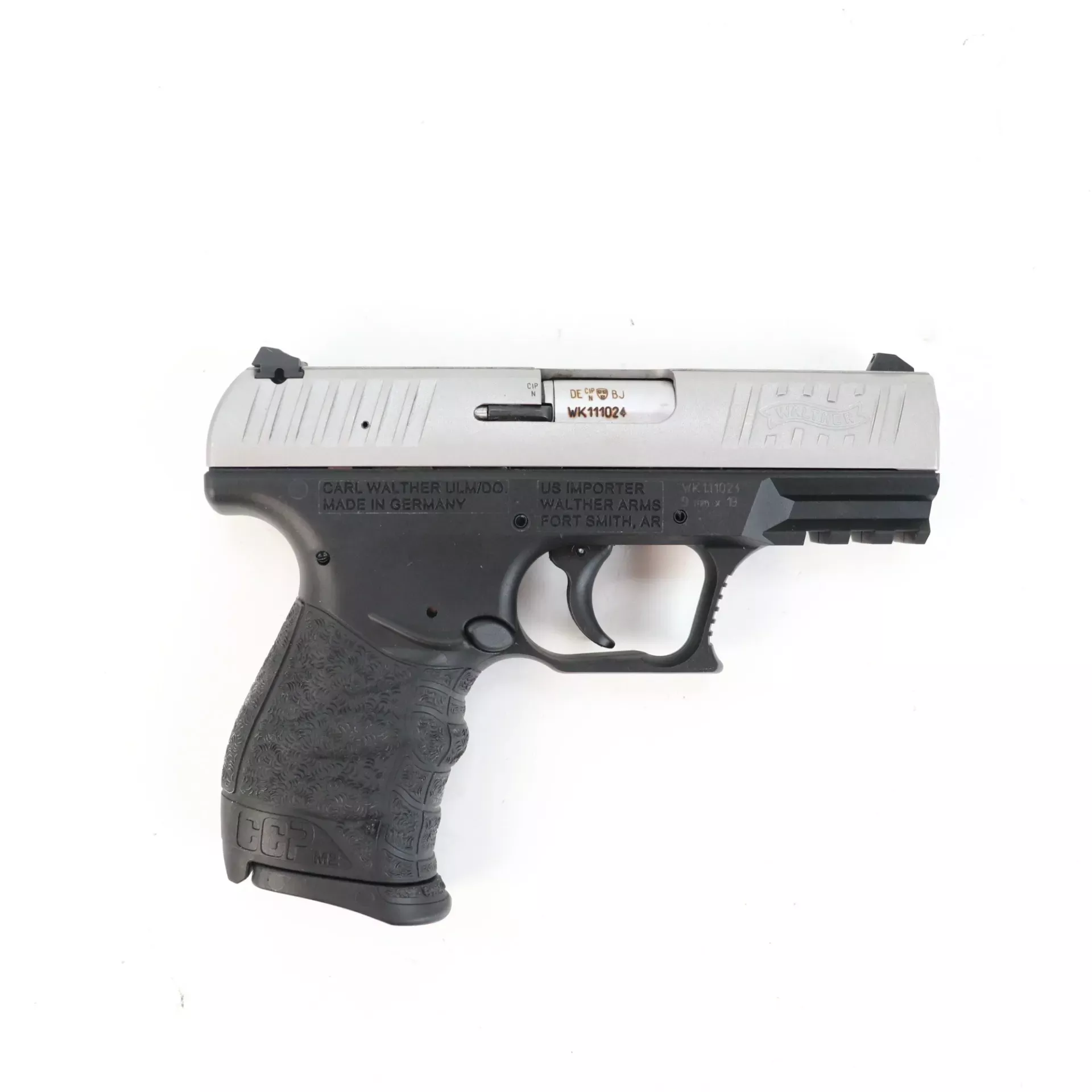 USED – Walther CCP 9mm Semi Auto Pistol GTO379922