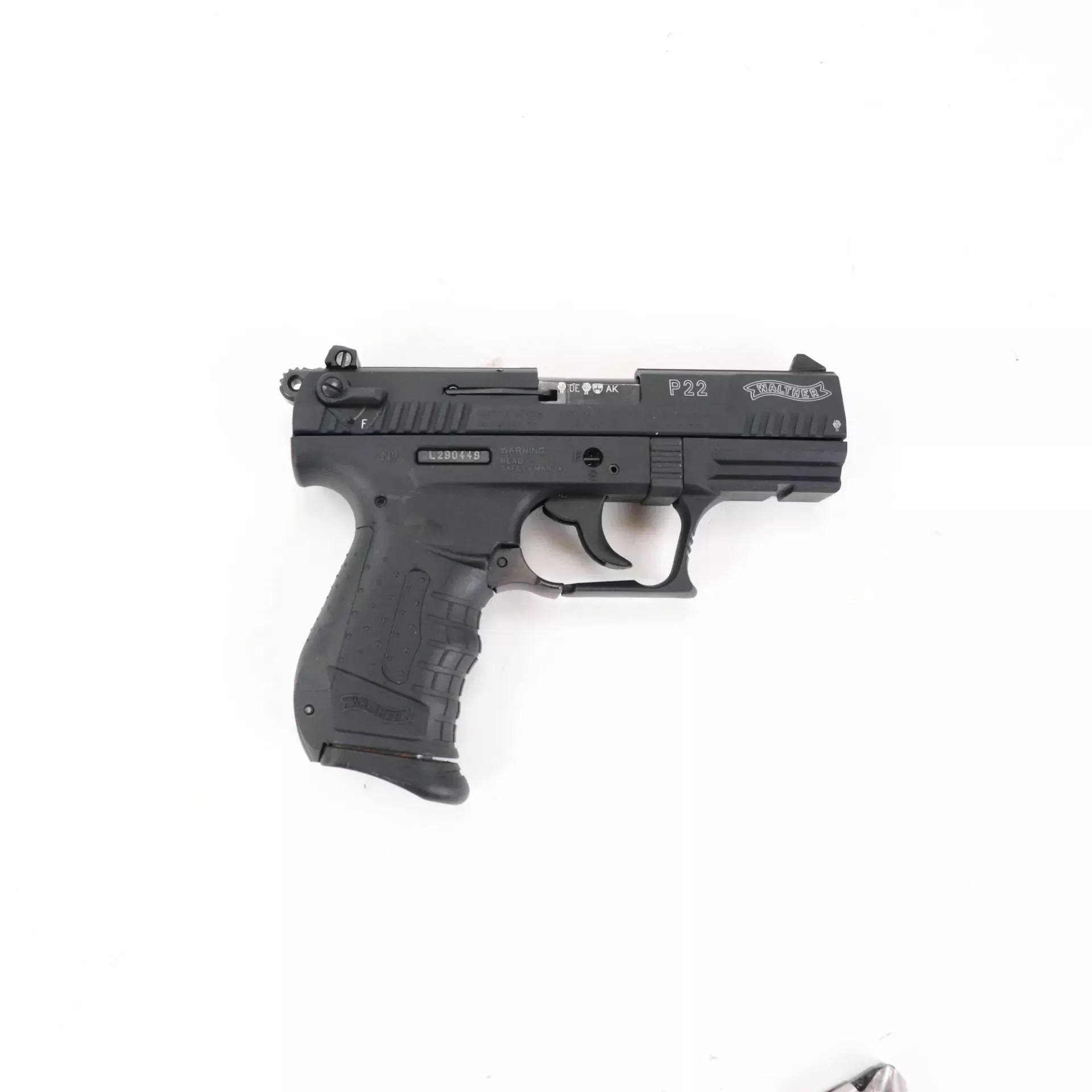 USED – WALTHER P22 22LR Semi Auto Pistol GTO377350