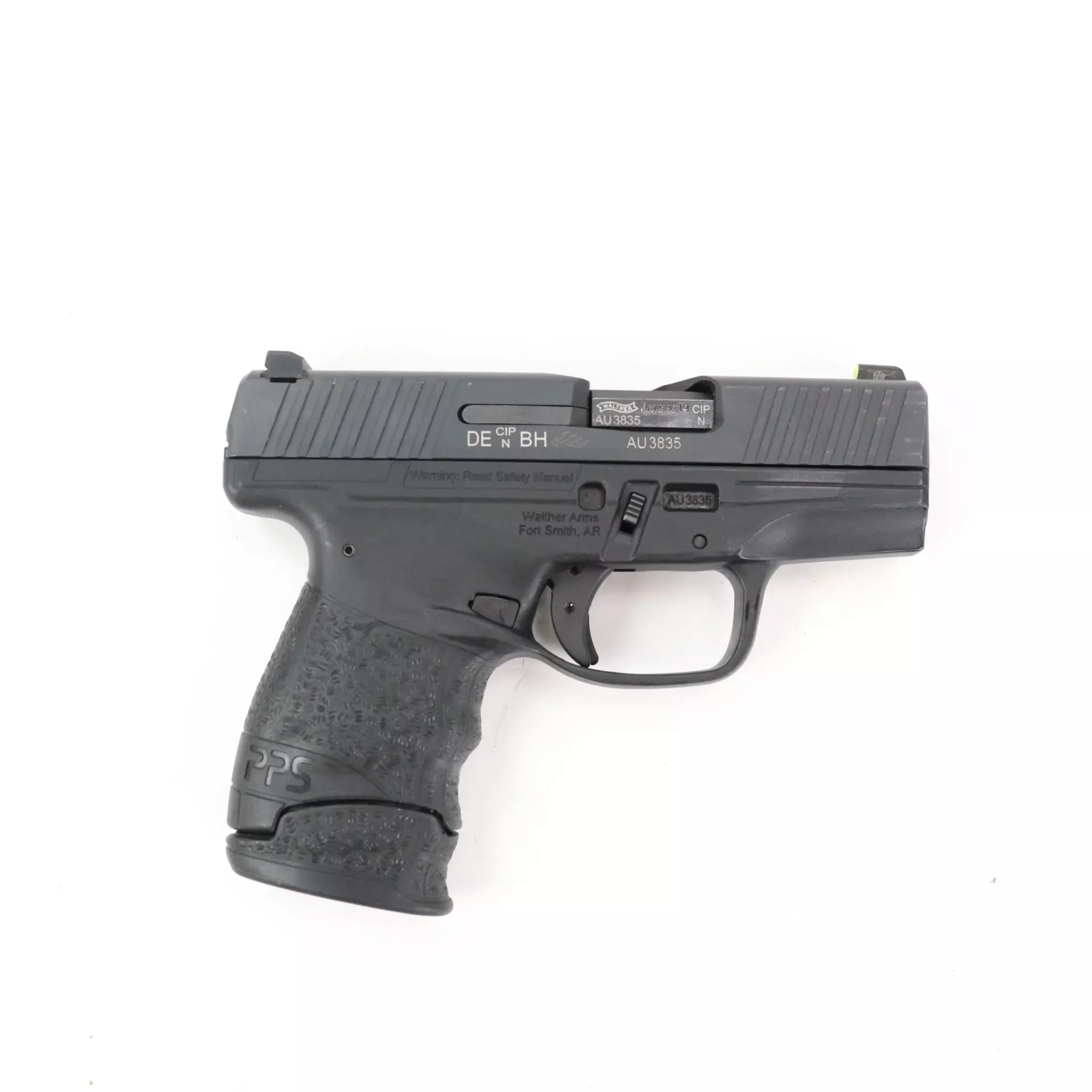 USED - Walther PPS 9mm Semi Auto Pistol GTO381684