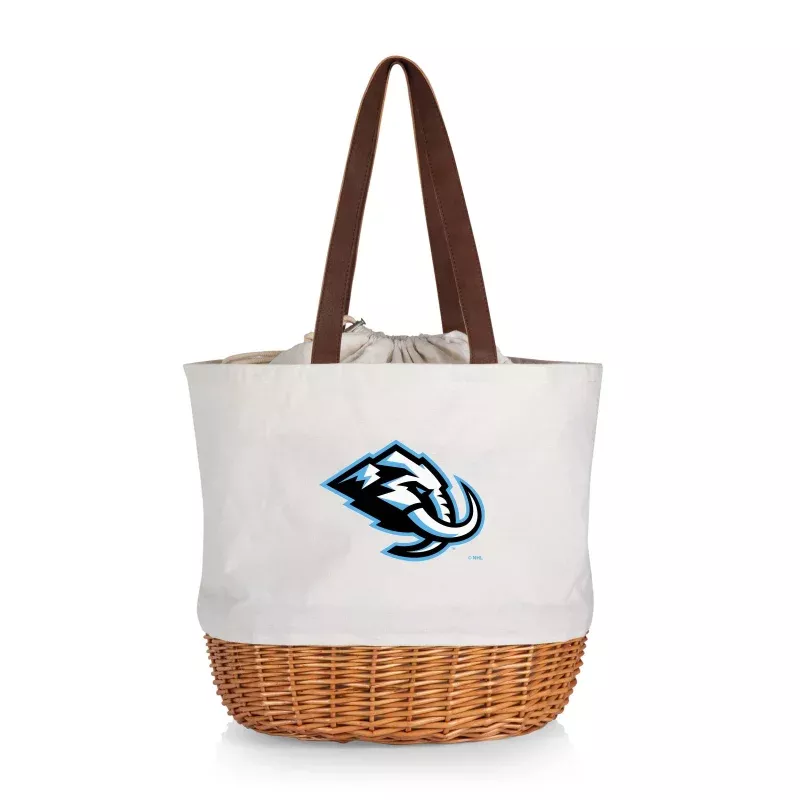 Utah Mammoth – Coronado Canvas and Willow Basket Tote
