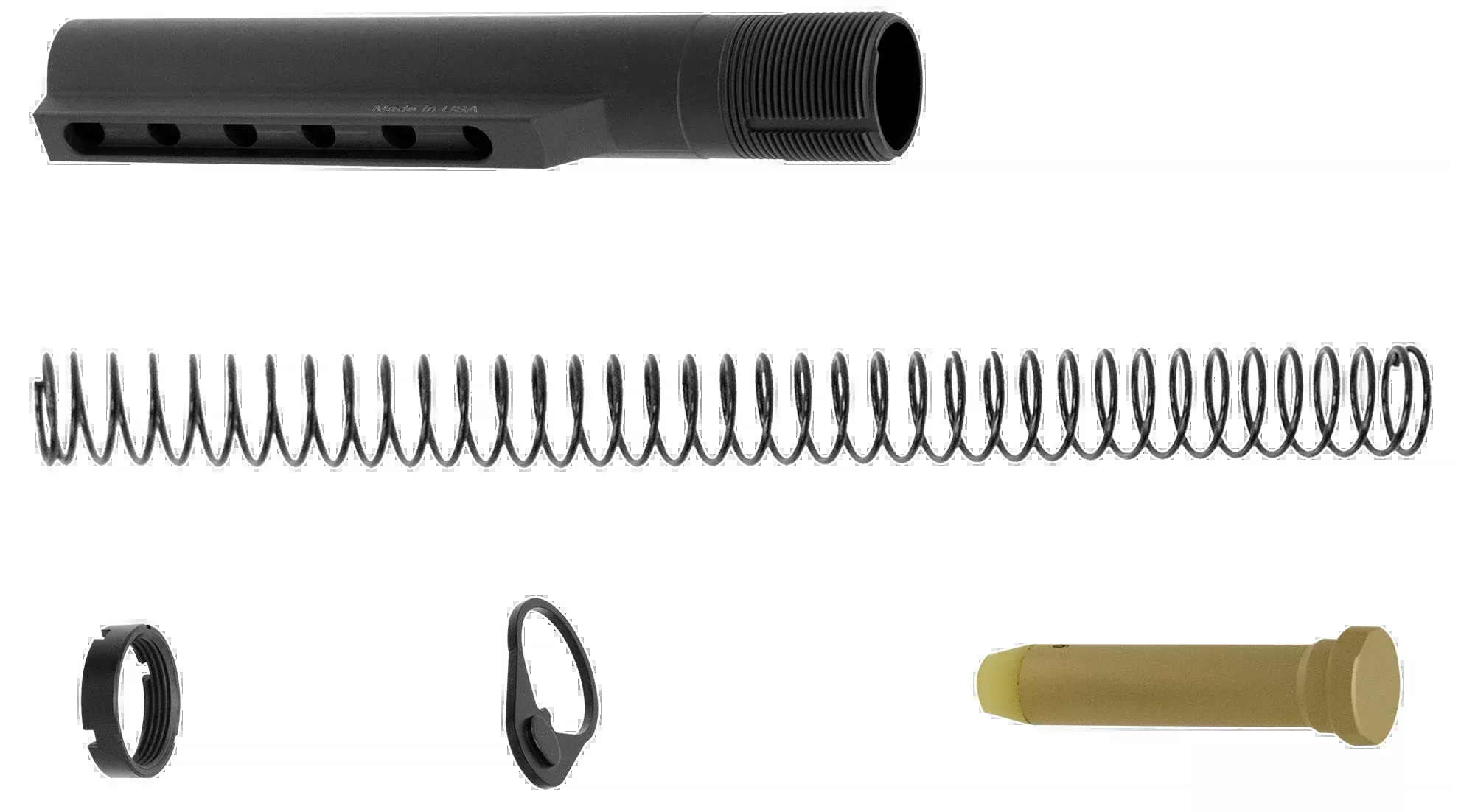 Utg Pro Receiver Extension Kit, Utg Pro Tlu001-kit6pos Milspc Ext Kit