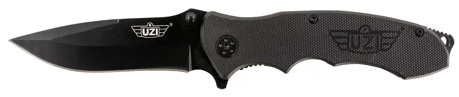 Uzi Accessories UZI Responder VI Black, Stainless-Steel Blade