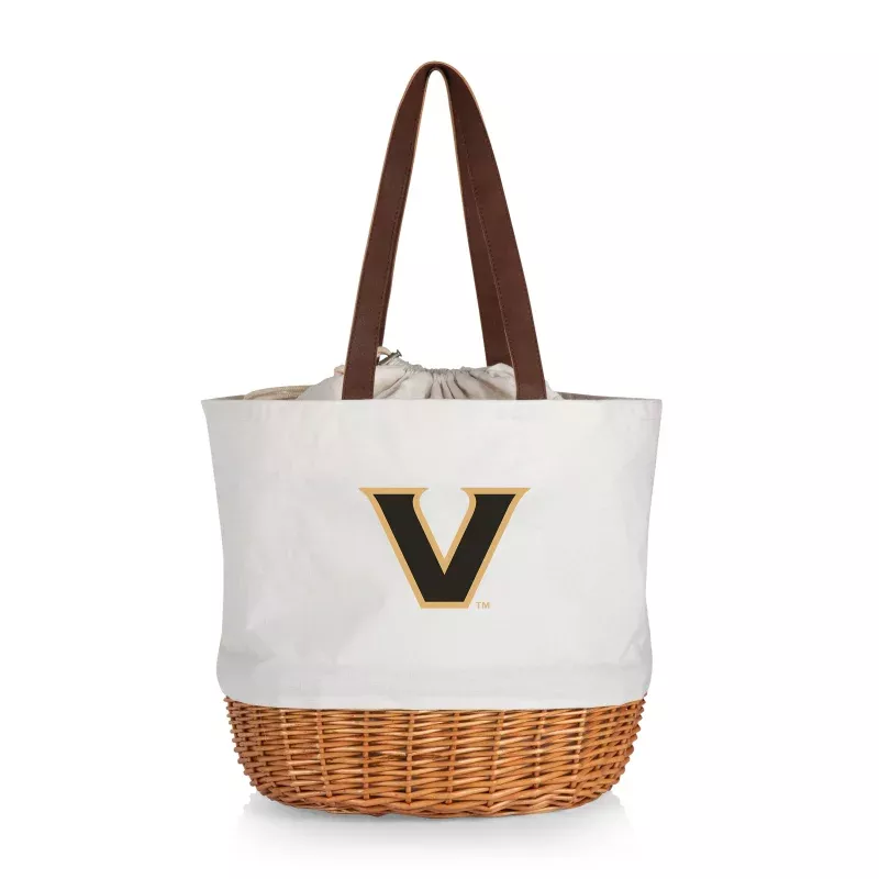 Vanderbilt Commodores – Coronado Canvas and Willow Basket Tote