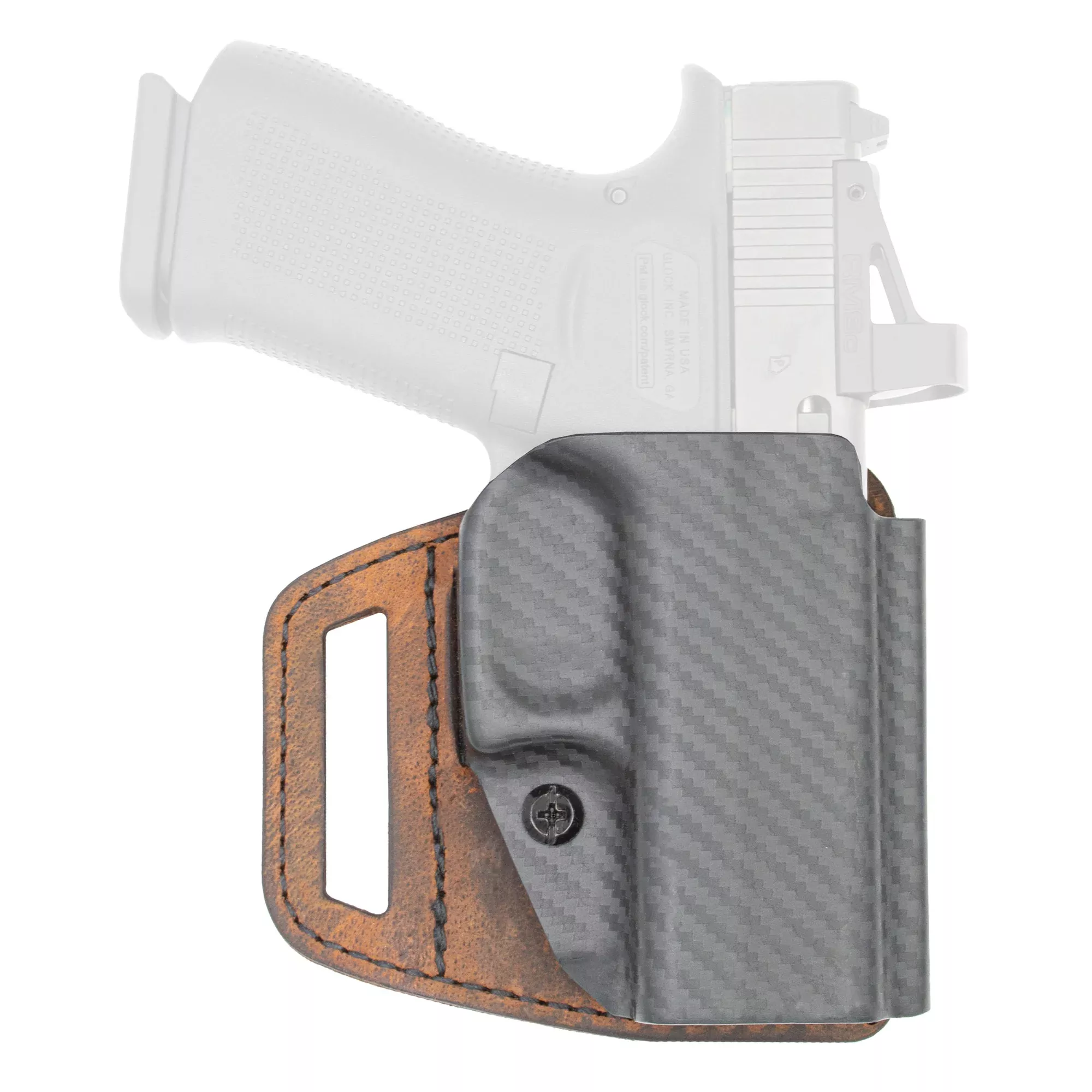 Versacarry Vslide Holster Owb – Hybrid S&w Shield Ez Poly/brwn