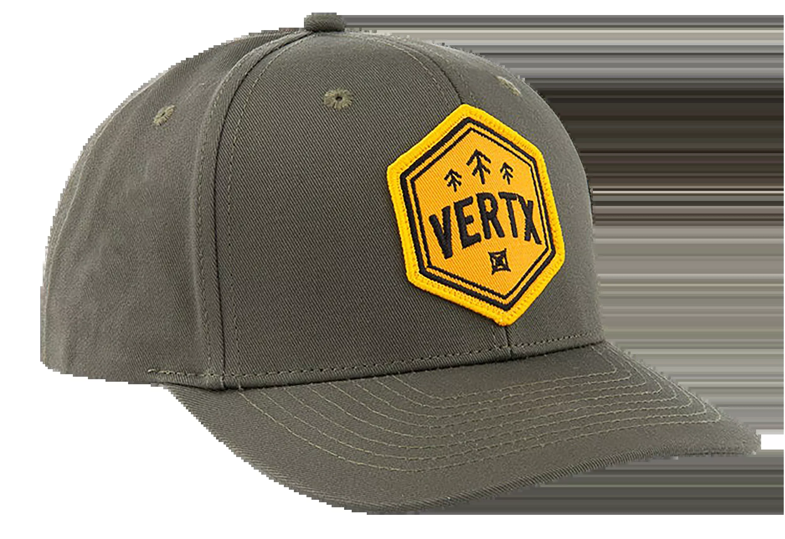 Vertx Chino, VertxVtx9912 Hexagon Logo Chino HatTan