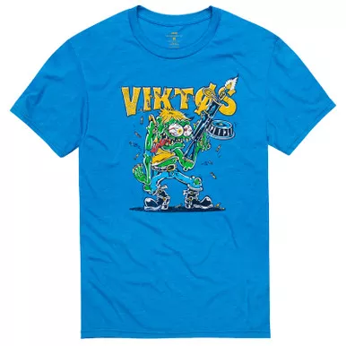 VIKTOS Men's Mondays Are For Mag Dumps Blue Heather Tee (19235)