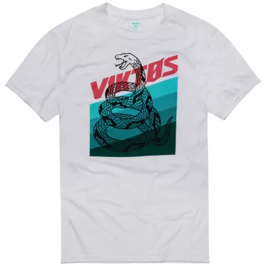 VIKTOS Men's Quadsnake White Short Sleeve Shirt (19230)