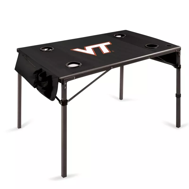 Virginia Tech Hokies – Travel Table Portable Folding Table