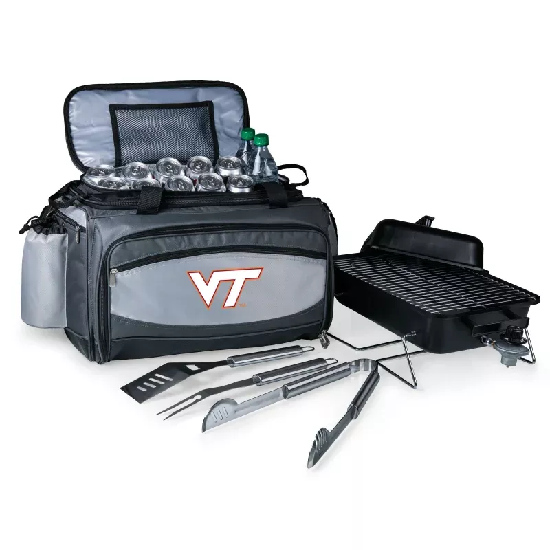 Virginia Tech Hokies – Vulcan Portable Propane Grill & Cooler Tote