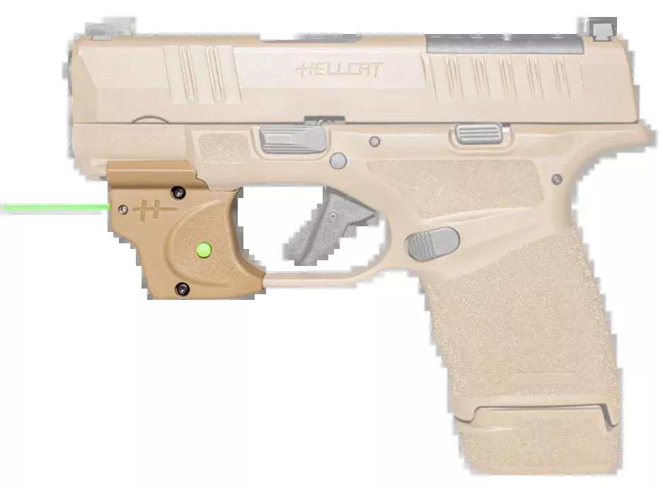 Viridian E-series, Vir 912-0047E Series Grn Lsr Spg Hellcat Fde