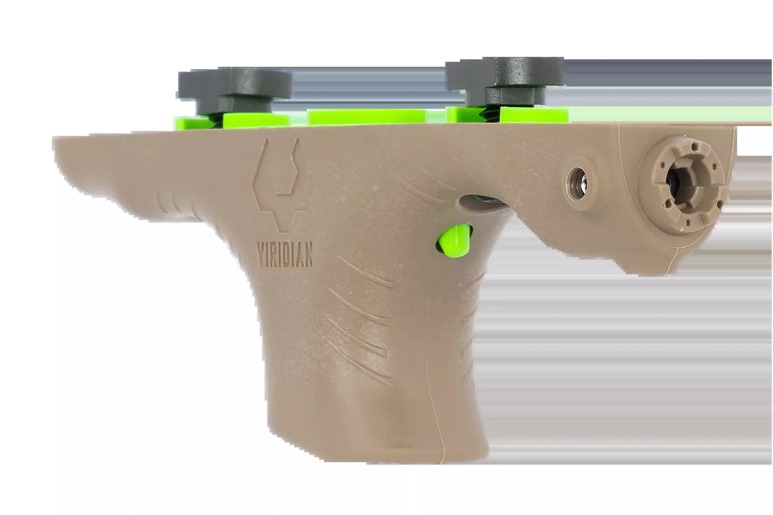 Viridian Laser Handguard Hs1 - Green W/hand Stop M-lok Fde