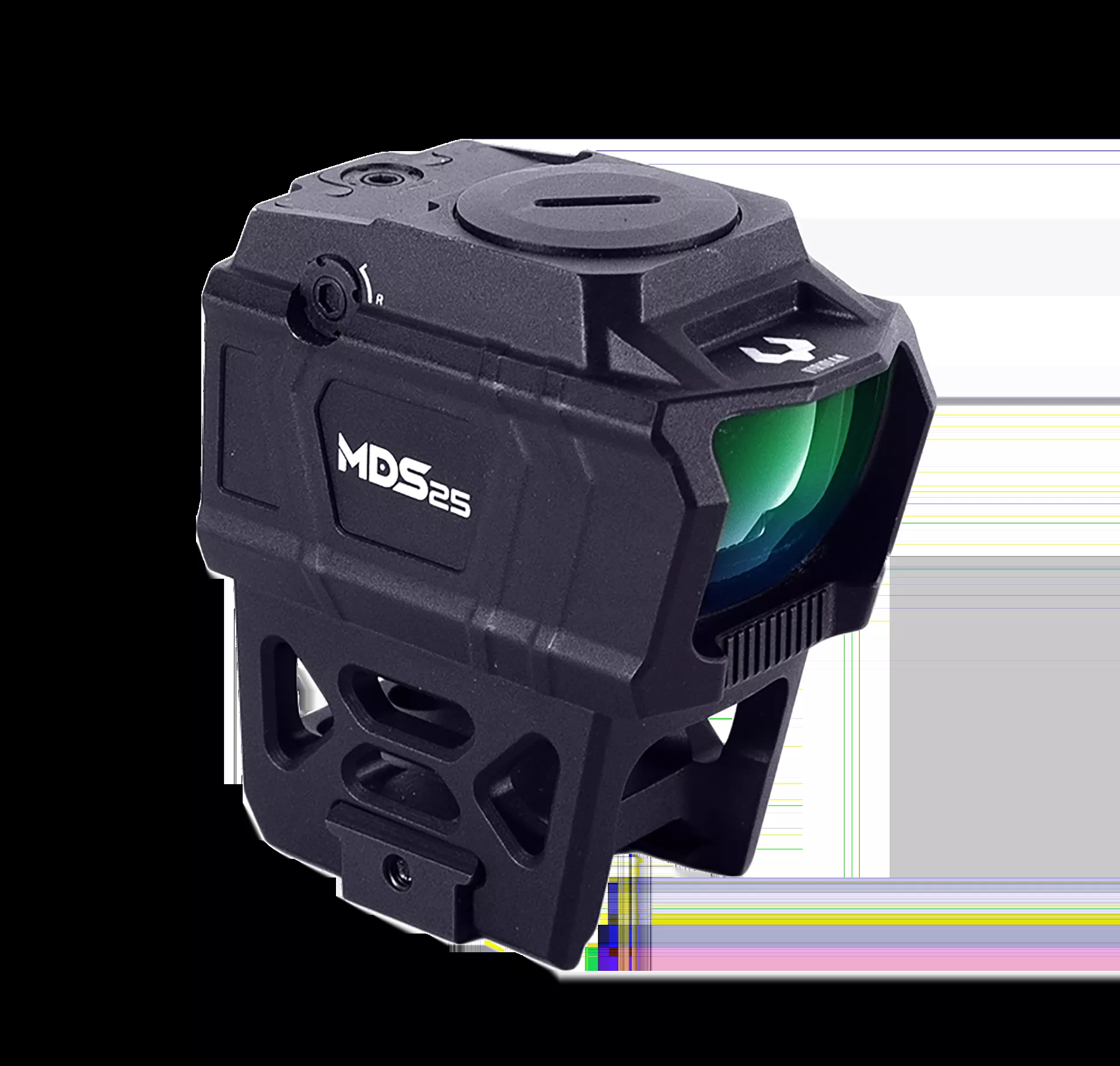 Viridian MDS25 Green Dot Enclosed Reflex Sight 1x 3 MOA Dot 981-0127