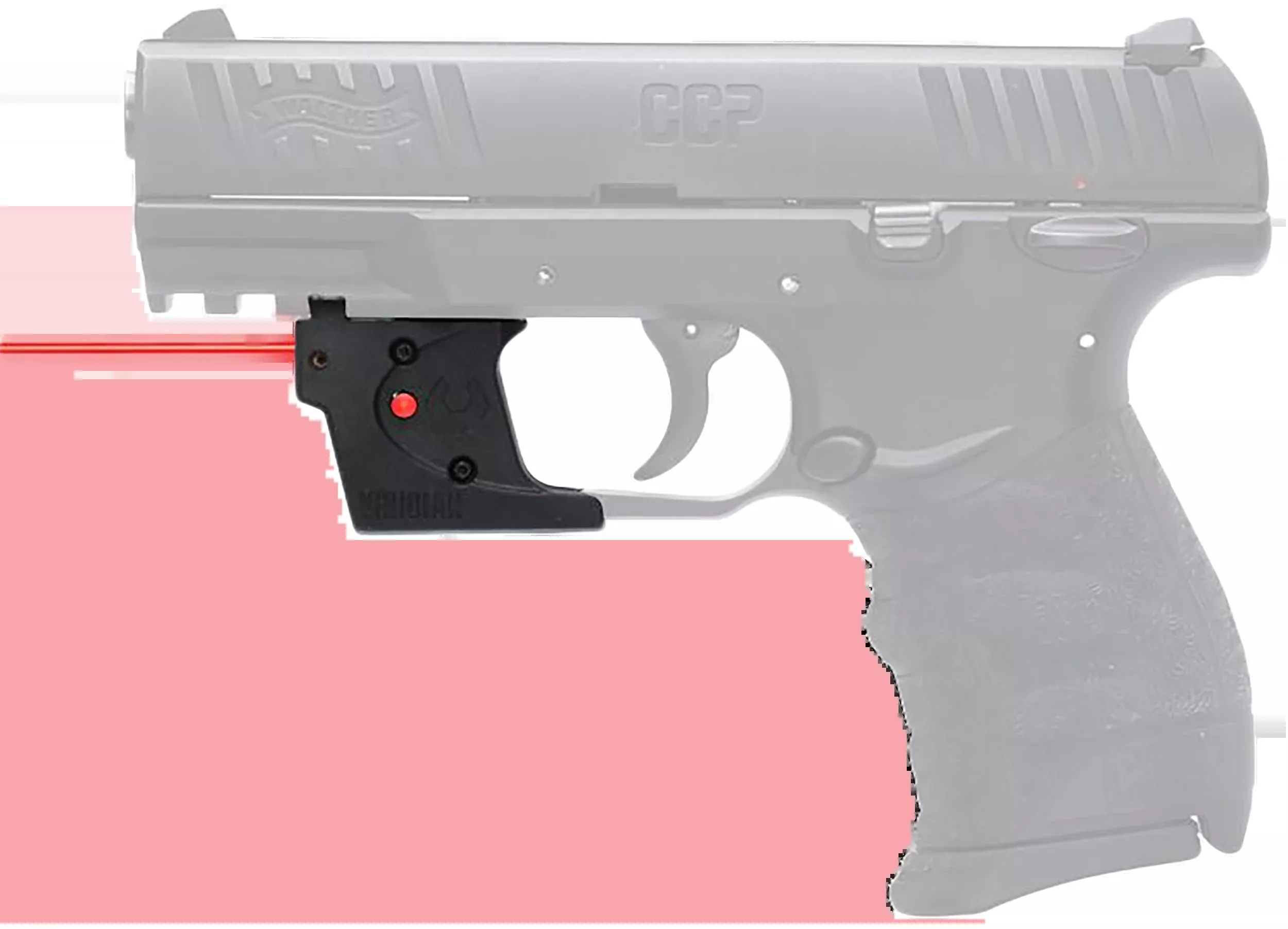 Viridian Red Laser Sight For Walther Ccp, Vir 912-0010E-series Red Laser Blk Wal Ccp