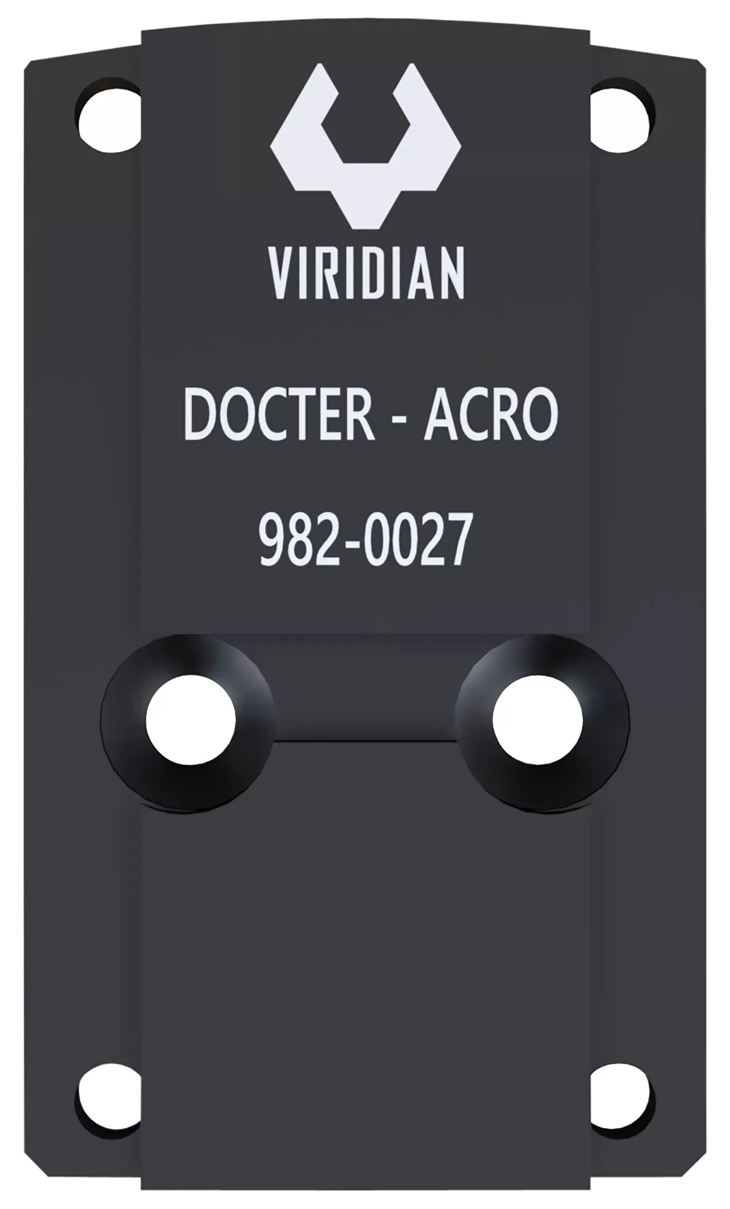 Viridian RFX45 Docter Mounting Adapter Black Anodized