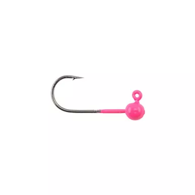 Voodoo Custom Tackle Round Jighead 5Pk Hot Pink 1/32oz