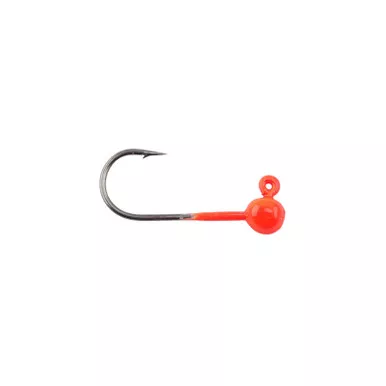 Voodoo Custom Tackle Round Jighead 5Pk Orange 1/32oz