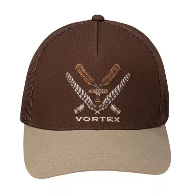 VORTEX Men's Turkey Core Logo Brown OSFM Cap (125-07-BRN)