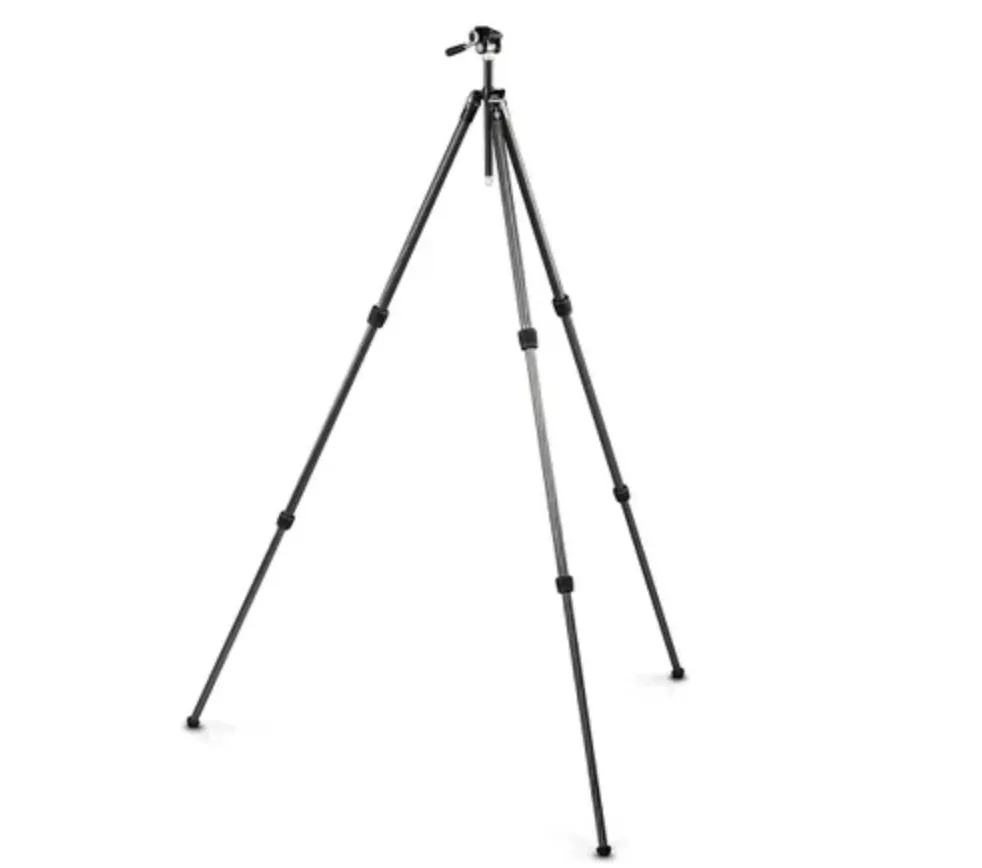 Vortex Ridgeview Carbon Tripod Kit 2-Way Pan Head 22 lb Capacity Black TR-RVC