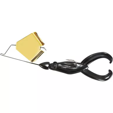 War Eagle Buzztoad Skirtless Frog Buzzbait 1/2 oz Black/Gold Blade