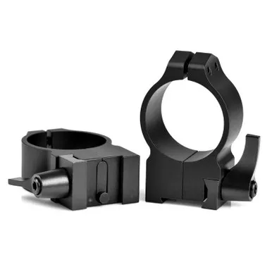 Warne 15TLM Maxima Vertical Split QD 30mm Rings for Tikka 3TX 3T 695, High, Matte Black
