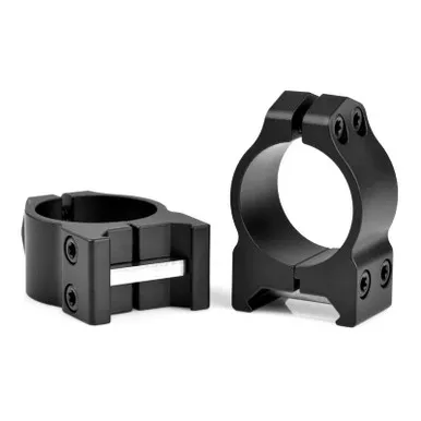 Warne 200M Maxima Vertical Split Fixed 1" Rings, Low, Matte Black