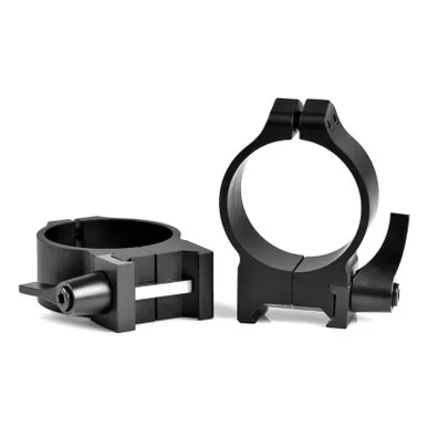 Warne 221LM Maxima Vertical Split QD 34mm Rings, Medium, Matte Black