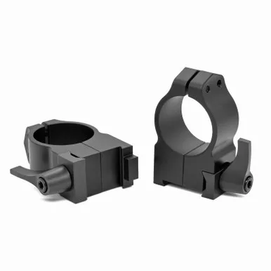 Warne 2BLM Maxima Vertical Split QD 1" Rings for CZ 550, High, Matte Black