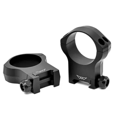 Warne 7244M Mountain Tech Lightweight 35mm Rings, Ultra High, Matte Black