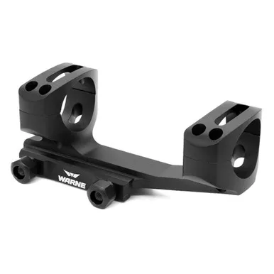 WARNE Gen2 Extended Skeletonized 1in Black Mount for MSR (XSKEL1TW)