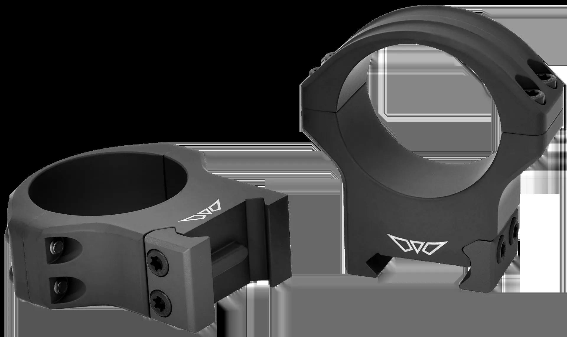 Warne HyperLite Scope Rings Maxima / Weaver / Picatinny High 34mm Matte Black 8522M