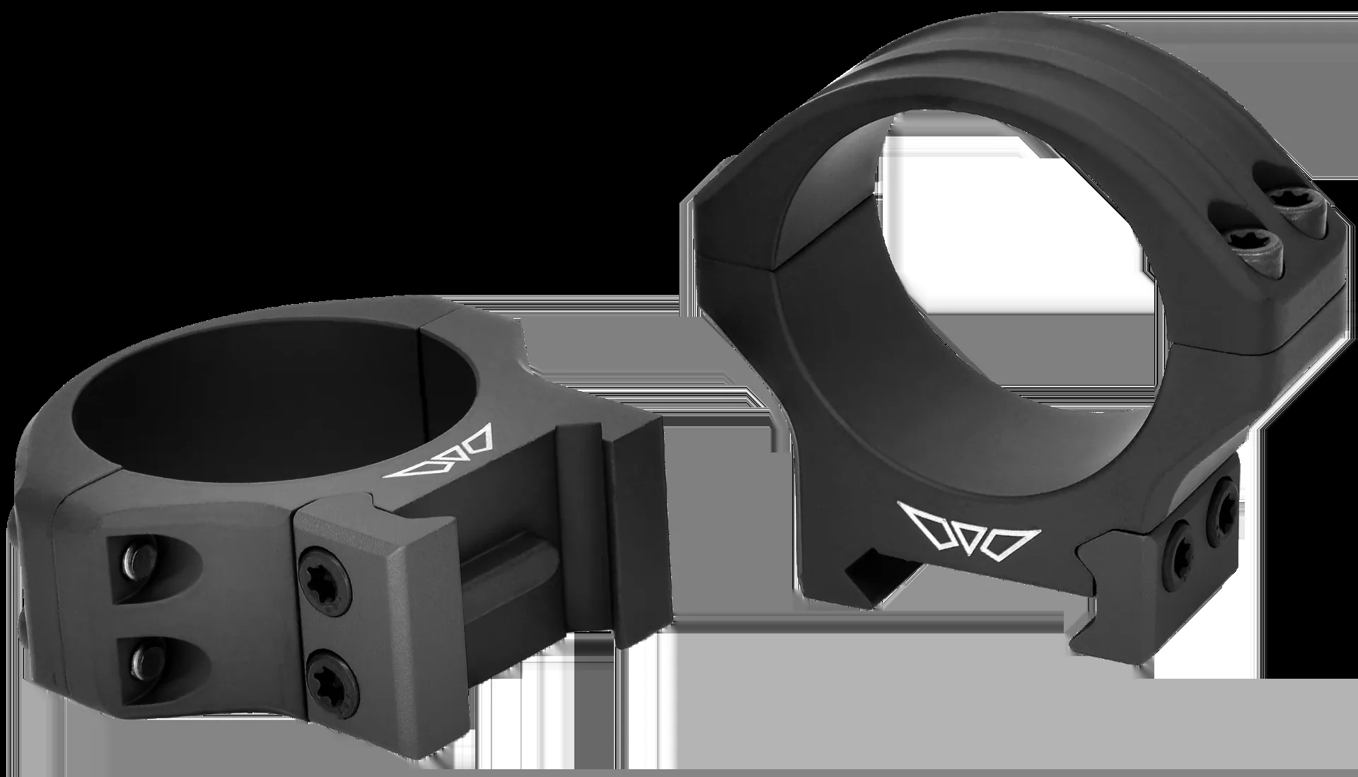 Warne HyperLite Scope Rings Maxima / Weaver / Picatinny Low 34mm Matte Black 8520M