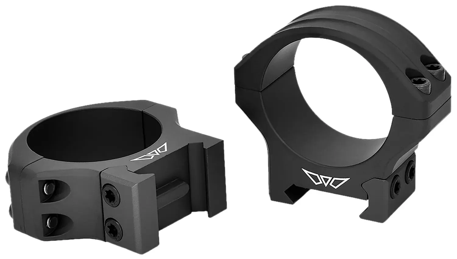 Warne Maxima Horizontal Rings Picatinny/Weaver Low 34mm Matte Black 520M