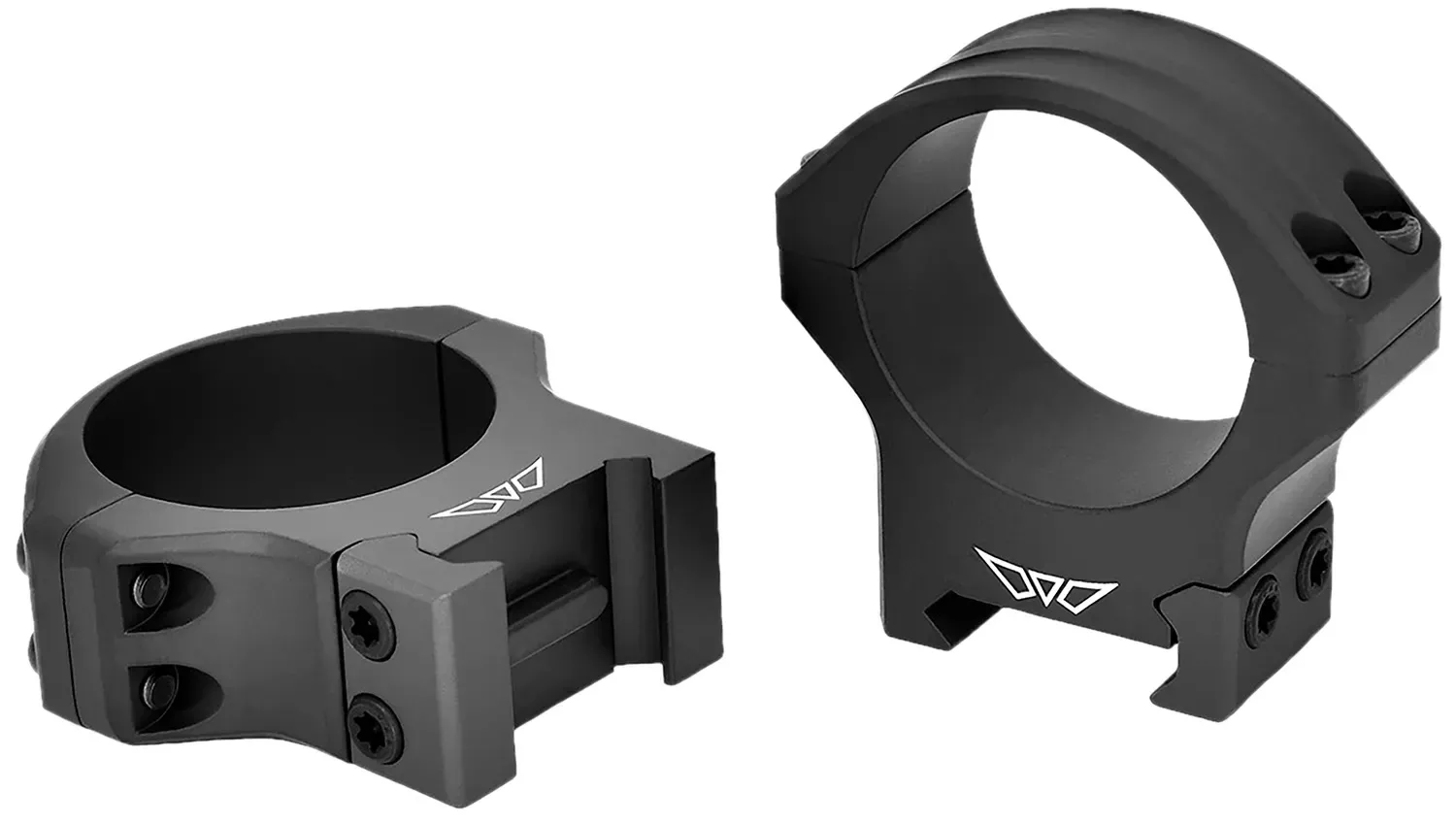 Warne Maxima Horizontal Scope Rings Picatinny/Weaver Medium 34mm Matte Black 521M