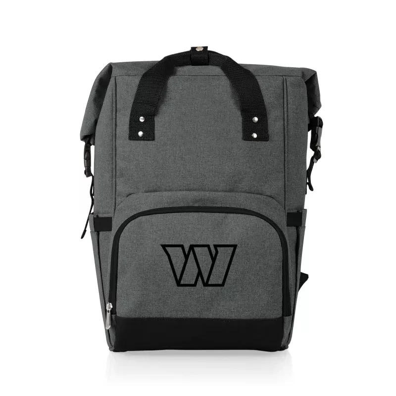 Washington Commanders – On The Go Roll-Top Backpack Cooler
