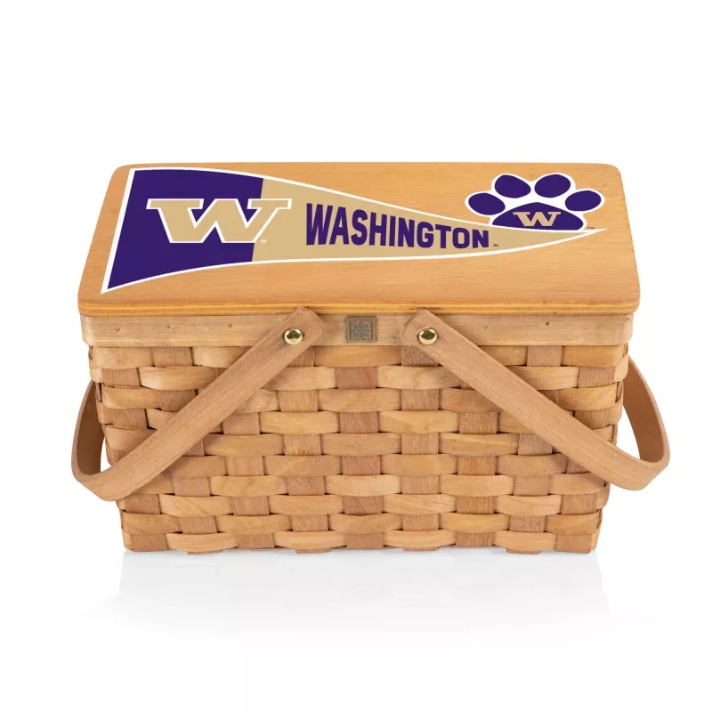 Washington Huskies – Poppy Personal Picnic Basket