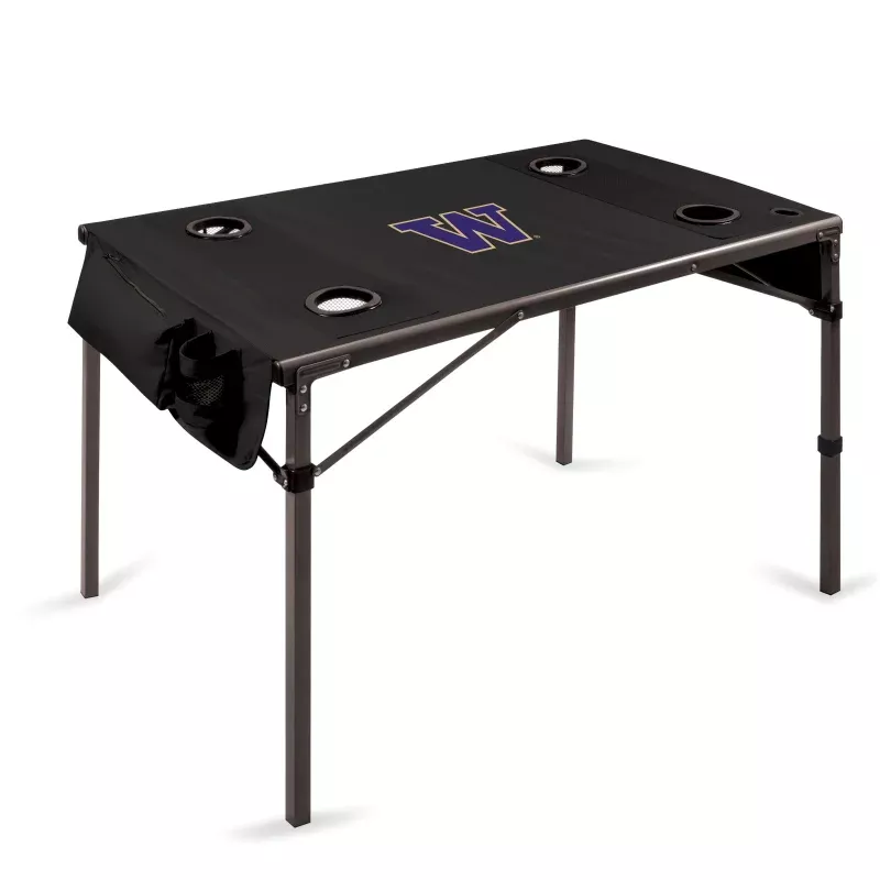 Washington Huskies – Travel Table Portable Folding Table