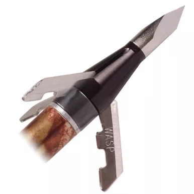 Wasp 4903 Jak-Hammer SST Broadheads, 3 Blade, 125 Grain, Black, 3 Pack