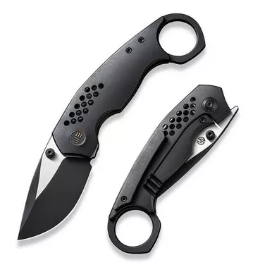 We Knife WE22013-2 Envisage Front Flipper Folding Knife 2.42" 20CV Drop Point Plain Edge Blade, Gray Titanium Handle