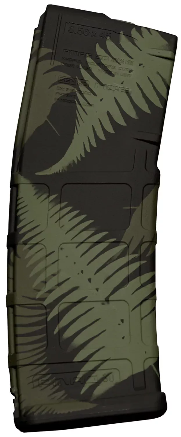 Weapon Works PMAG GEN M2 MOE 30rd Fits AR/M4 Ferns (Green) Polymer 228048