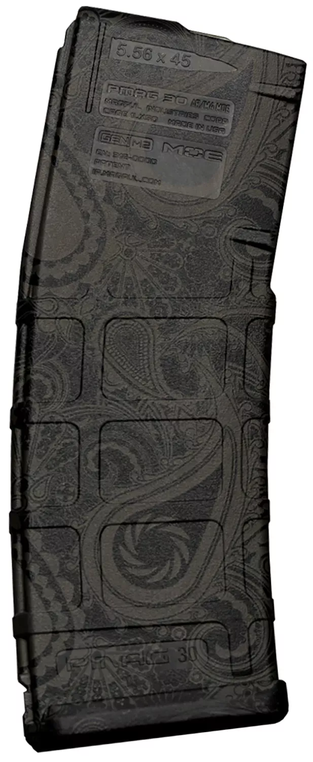Weapon Works PMAG GEN M2 MOE 30rd Fits AR/M4 Laser Paisley Polymer 228099
