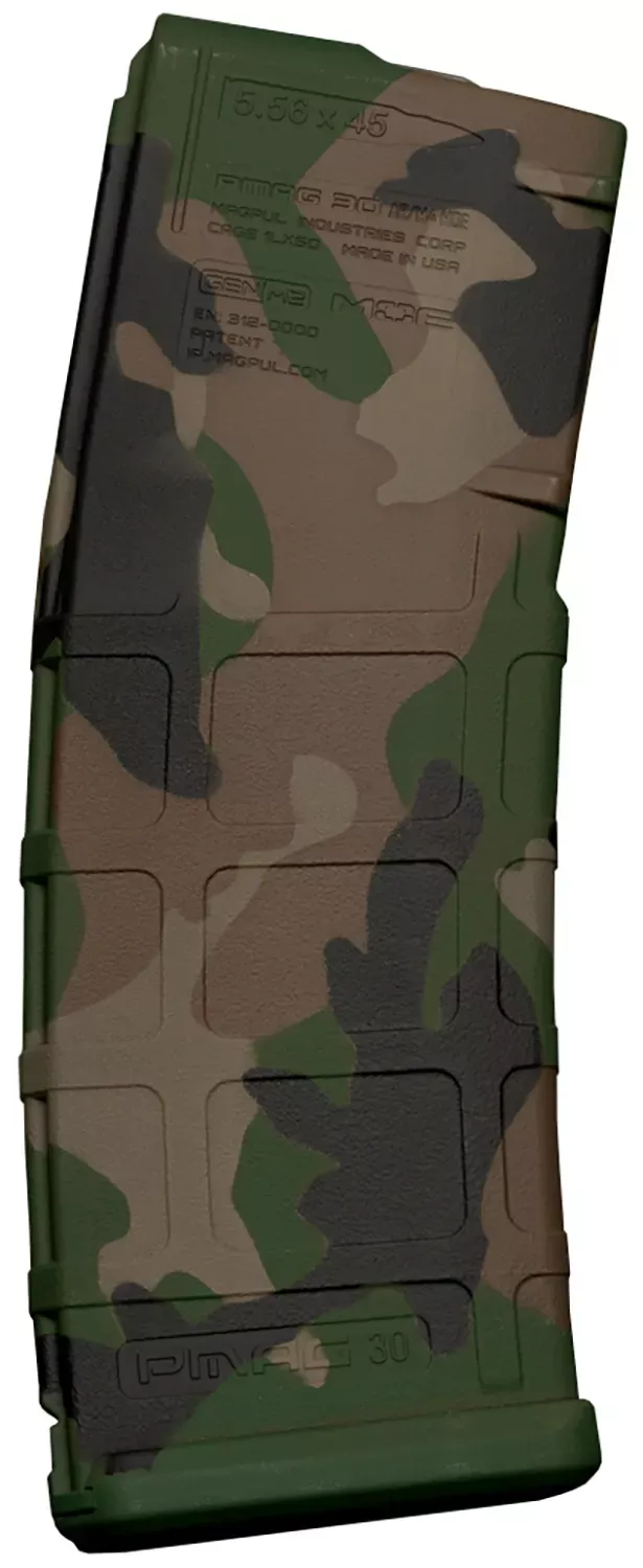 Weapon Works PMAG GEN M2 MOE 30rd Fits AR/M4 M81 Woodland Polymer 228034