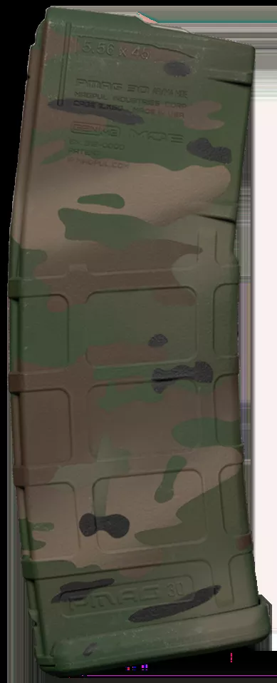 Weapon Works PMAG GEN M2 MOE 30rd Fits AR/M4 Multi-Cam Woodland Polymer 228055