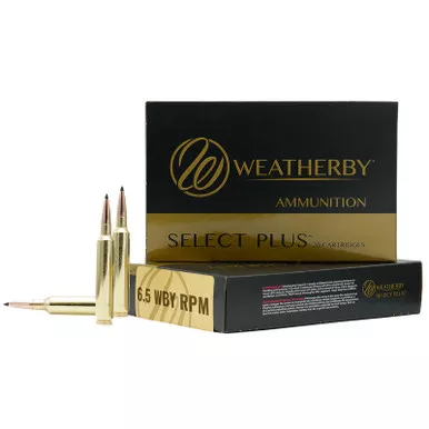 Weatherby B65RPM127LRX Select Plus 6.5WBYRPM 127gr Barnes LRX Lead Free 20 Per Box/10 Case
