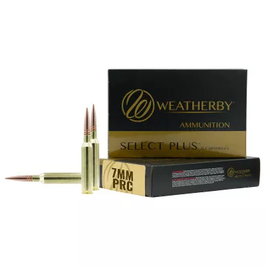 Weatherby F7PRC150SCO Select Plus 7mmPRC 150gr Swift Scirocco 20 Per Box/10 Case