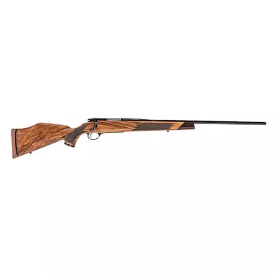 Weatherby MDX01N224WR4T Mark V Deluxe Varmintmaster 224 Wthby Mag Threaded Barrel, Drilled & Tapped Steel Receiver, Monte Carlo High Gloss Walnut Wood Stock