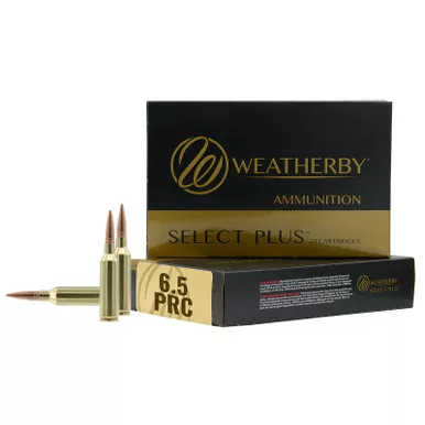 Weatherby R65PRC156EH Select Plus 6.5PRC 156gr Berger Elite Hunter 20 Per Box/10 Case