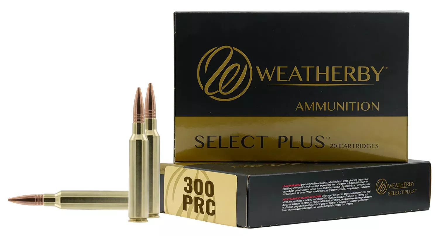 Weatherby Select Plus 300 PRC 195 Gr. Hammer Custom 20/Box