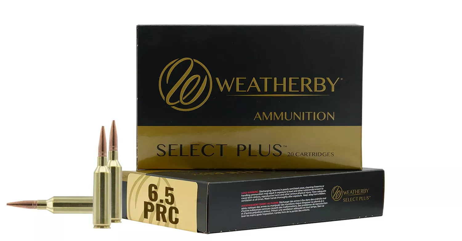 Weatherby Select Plus 6.5 PRC 124 Gr. Hammer Custom 20/Box