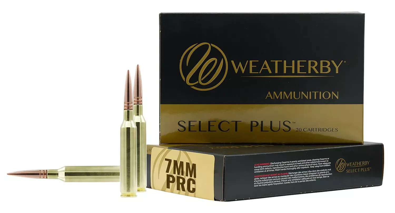 Weatherby Select Plus 7mm PRC 177 Gr. Hammer Custom 20/Box